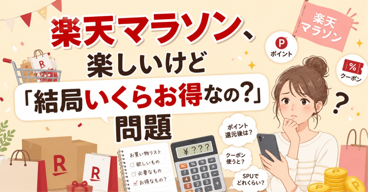 楽天お買い物マラソン計算をネダン帳に追加